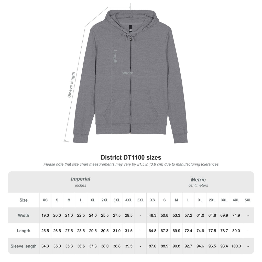 Tahoe-Rooted Full-Zip Lightweight Hoodie